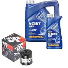 Yamaha YZF-R1 1000 ABS RN49 2019, MANNOL 10W40 5L, K&N Ölfilter Set