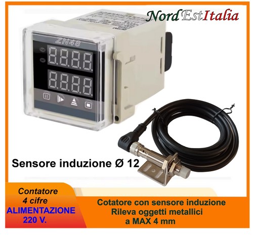 Conta pezzi npn con sensore - conta,