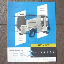 BROCHURE CITROEN FURGONE HZ - HY LIBRETTO IN ITALIANO
