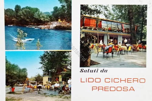 Cartolina saluti da lido - cartolina,
