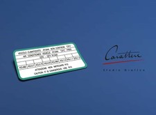 ADESIVO STICKER VANO MOTORE