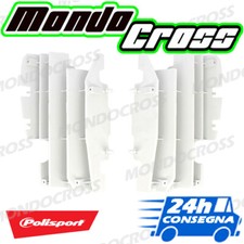 Griglie protezione radiatori Bianco HONDA CR 125 2007 (07)!