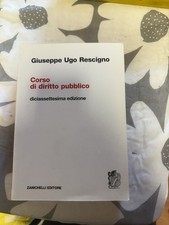Corso di diritto pubblico - Rescigno - ZANICHELLI EDITORE