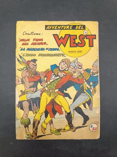 Fumetto avventure del west - del,