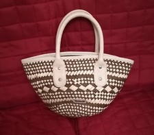 borsa in paglia chiara