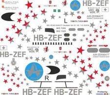 Decal 164 EC 135 Air-Zermatt HB-ZEF