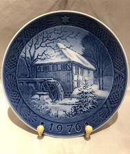 Royal Copenhagen Piatto di Natale 1976-Gioielleria Ottaviani Roma dal 1894