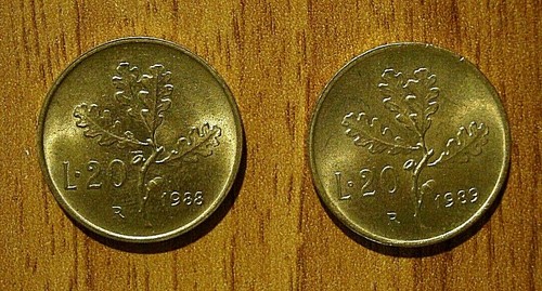 Lotto monete lire anni - monete, 20