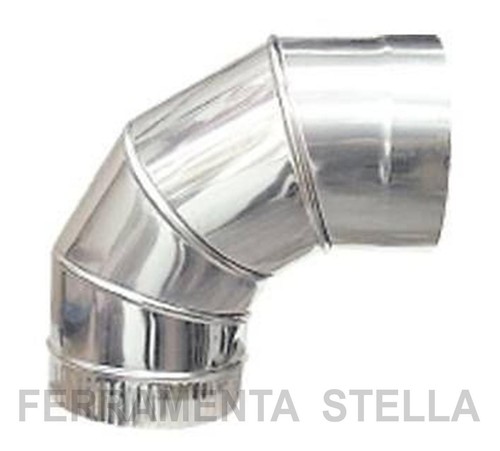 Gomito acciaio inox tubo - acciaio,