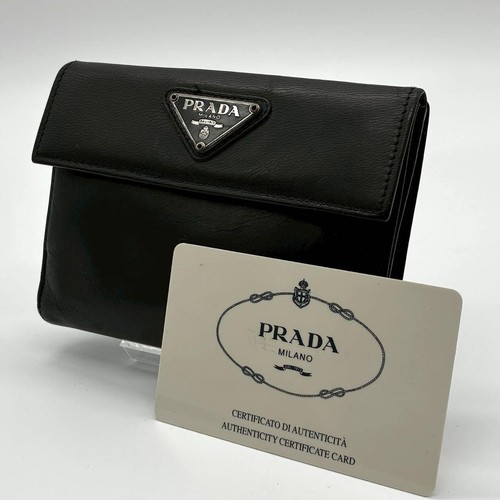 Prada portafoglio compatto - portafoglio,