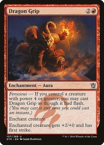 Mtg dragon grip - dragon, (107)