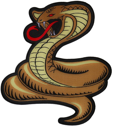 Toppa serpente cobra - toppa,