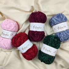 Gomitolo Ciniglia Filato Peluche Handmade Abbigliamento Panini Filati