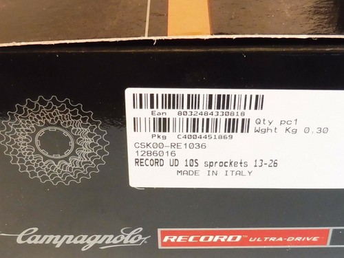 Campagnolo record set - record,