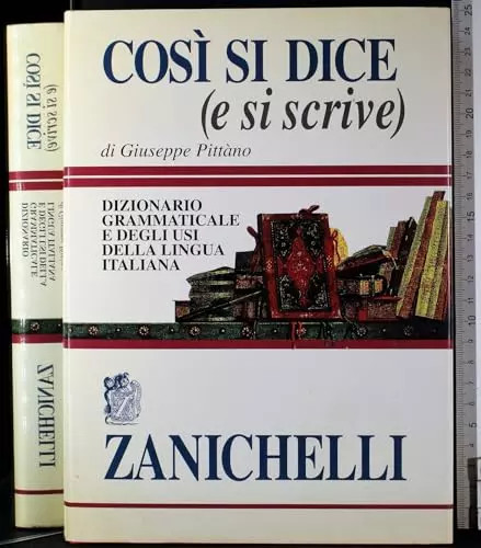 Così dice - si, (e