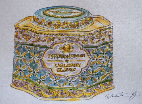 Quadro acquerello fortnum - quadro,