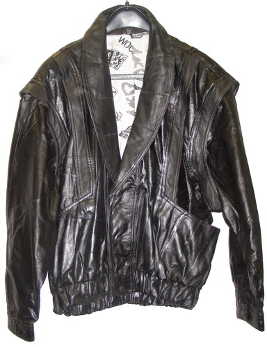 Giacca pelle patchwork - giacca, uomo