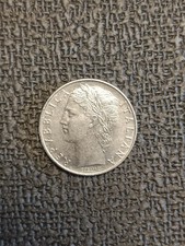 1972  Italy  100  Lire  Coin -