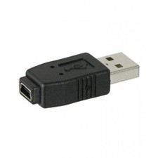 ADATTATORE USB A MASCHIO / MINI B FEMMINA