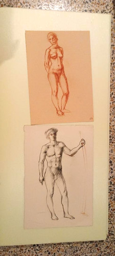 Disegni matita su carta - 2, a