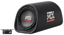 MTX Road Thunder RT8PT 8” 240 Watt subwoofer alimentato in tubo basso ventilato/portato