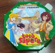 TOTÒ SAPORE COMPLETA KINDER e FERRERO 2003 CONFEZIONE SCATOLA MERENDINE