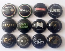 LOTTO DI n°12 CAPSULE SPUMANTE ITALIANE TUTTE DIVERSE come da foto allegata g.