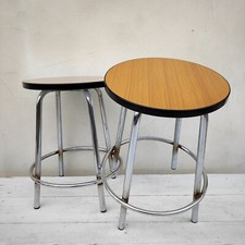 Sgabelli (2) vintage in formica modernariato anni 60/70