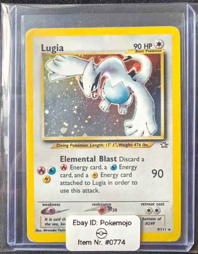 Pokemon lugia 111 neo - 9/111,,