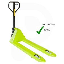 CRUIZER Transpallet manuale kg 2000 EPAL ruote nylon 4 rulli