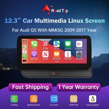 Autoradio 12,3' Wireless Carplay Multimedia Touch Screen per Audi Q5 SQ5 Stereo