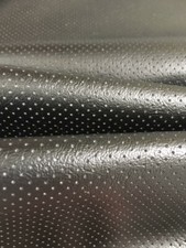 Tessuto tappezzeria commerciale vinile ecopelle nero traforato larghezza 55" ROTOLATO