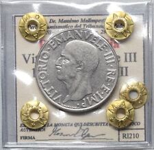 Regno d'italia 1 Lira 1939 XVIII Amagnetica Vittorio Emanuele III Monete