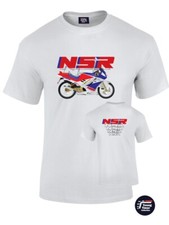 HONDA NSR 125 R T-SHIRT  - COMUNICARE LA TAGLIA CON MESSAGGIO