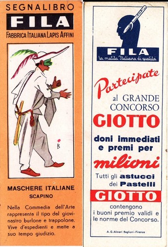 Segnalibro fila maschere - segnalibro,