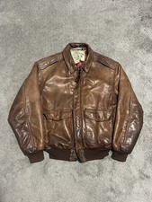 Bomber in pelle marrone Banana Republic anni 90 taglia 38