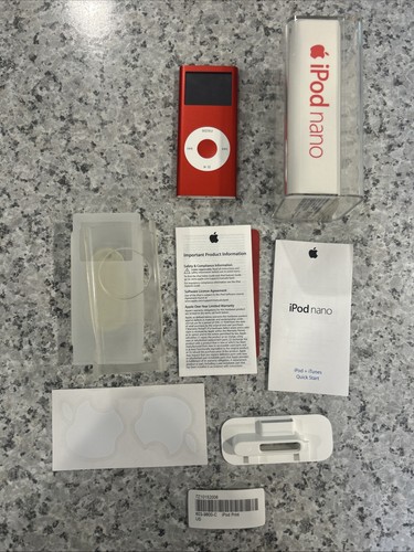 Ipod nano 4gb red - 4gb,