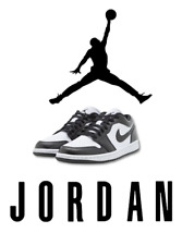 NIKE AIR JORDAN - RETRO 1 - SCARPE SPORTIVE UNISEX - BIANCO & NERO