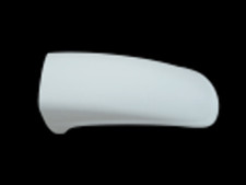 Parafango posteriore bianco