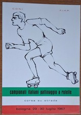 Campionati Italiani Pattinaggio a Rotelle Bologna 1967 Corsa Su Strada-173X124 