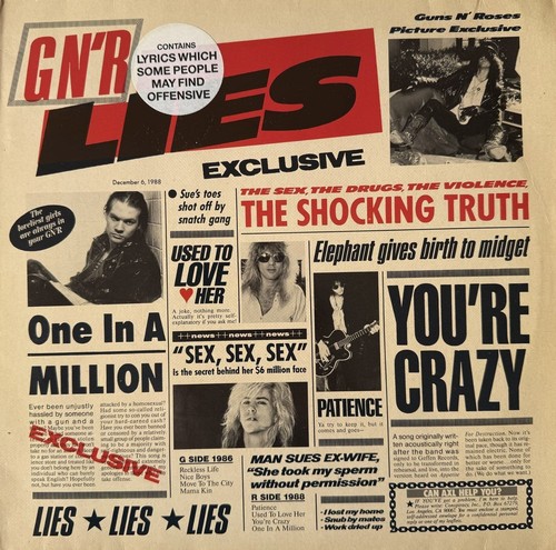 Guns roses n r lies - n',