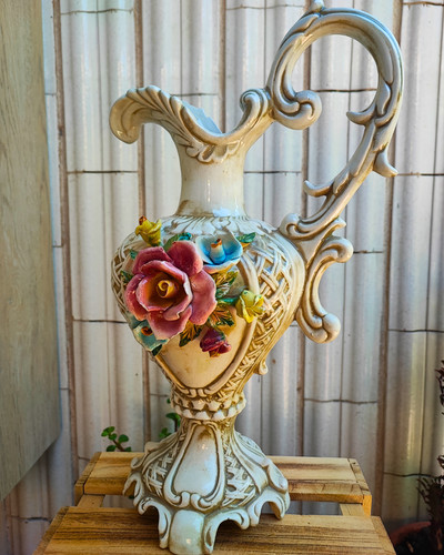 Urna vintage capodimonte - urna,