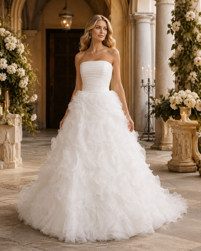 Abito sposa two rosa - da,