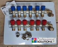 COLLETTORE COMPLETO 6+6 DA 3/4 RUBINETTI MULTISTRATO 16x2 IMPIANTO RISCALDAMENTO