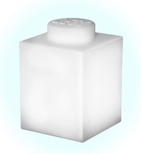 LEGO Iconic 1x1 lampada mattone led in silicone - Bianco