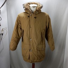 Articolo e5577 giubbotto uomo Woolrich parka beige, taglia S, ascelle 54cm, spal