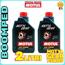 MOTUL MOTYL GEAR 75W80 OLIO CAMBIO DIFFERENZIALE RACING SINTETICO 2 LITRI 02MO75