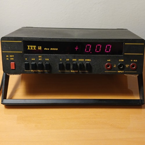 Itt doc 2000 multimetro - itt,