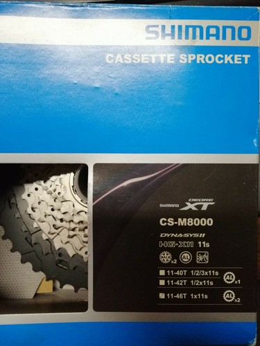Cassetta sprocket shimano - shimano, xt