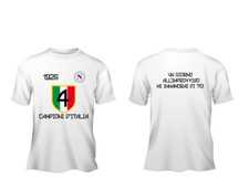 T-shirt Uomo Bambino Napoli Logo Scudetto 4 Gufo Tifoso Campione Campioni Tifo